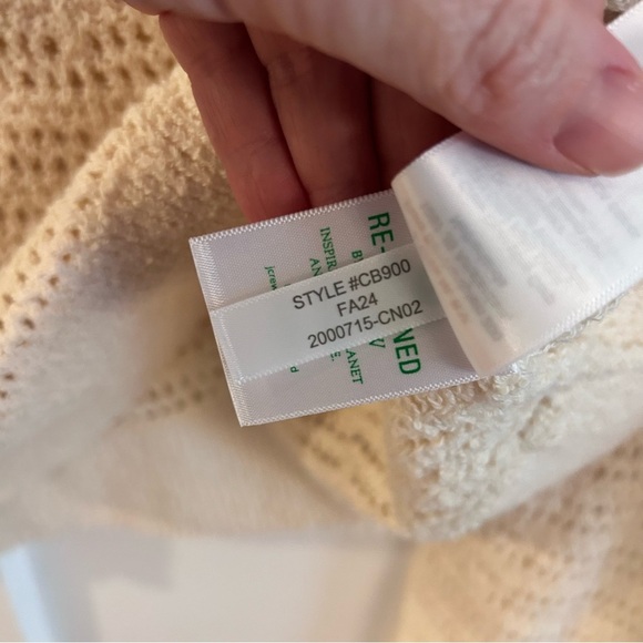 J. Crew Pointelle crewneck sweater - Picture 5 of 5